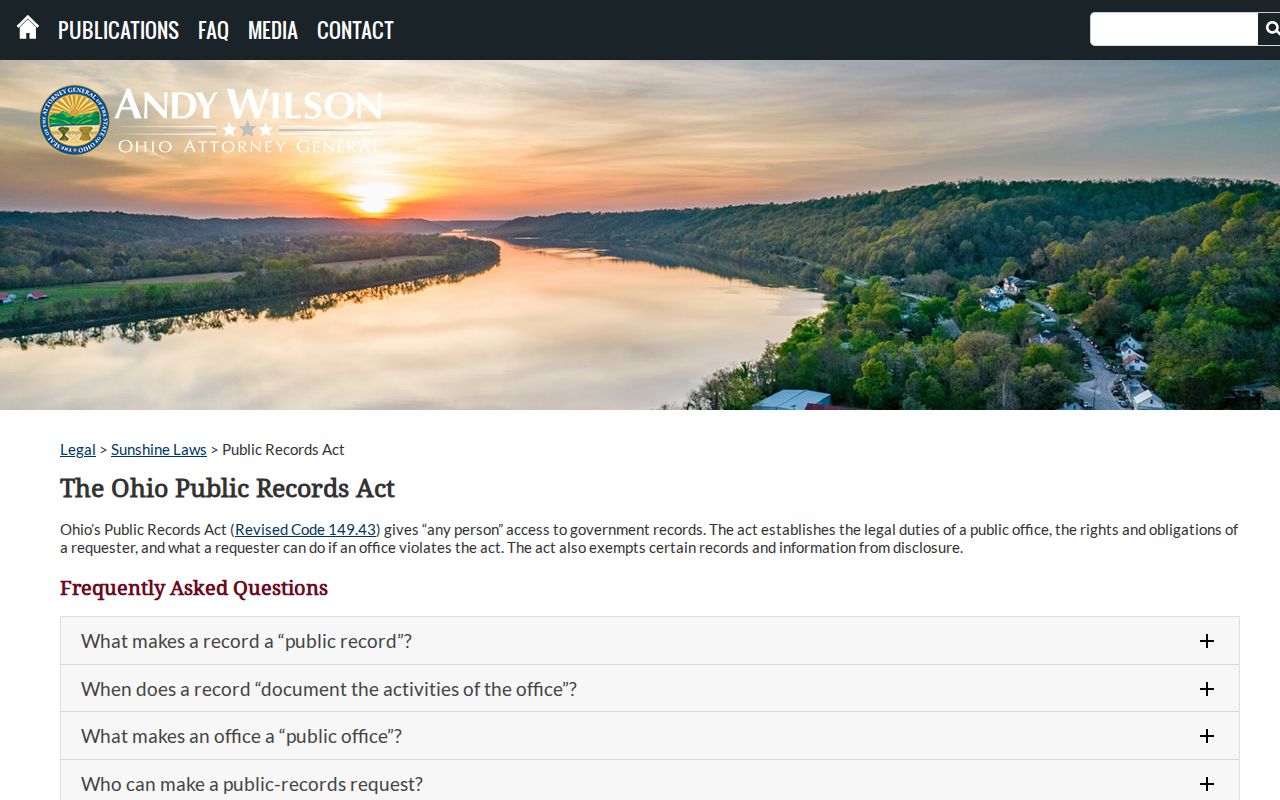 Delhi Township neighbors reference to Ohio public-records guidance
